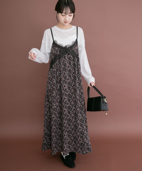 ITEMS URBANRESEARCH(アイテムズ アーバンリサーチ)の「アソートプリントキャミワンピース(ワンピース・レディース・ブラック系その他/ドット・FREE)」の12枚目の写真