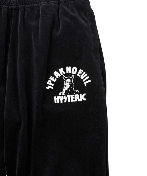 HYSTERIC GLAMOUR(ヒステリックグラマー)の「SPEAK NO EVIL スウェットパンツ(スウェットパンツ・メンズ・グリーン/レッド/ブラック・LARGE/MEDIUM/SMALL)」の12枚目の写真