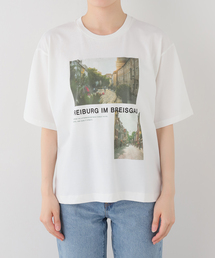 IENA | コットンフォトミックスTシャツ(Tシャツ/カットソー)