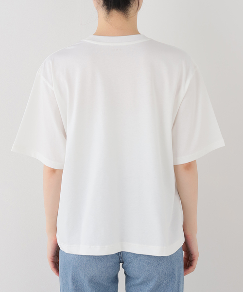 IENA（イエナ）の「コットンフォトミックスTシャツ（Tシャツ/カットソー・レディース・ホワイト/ホワイト系その他・FREE）」の4枚目の写真