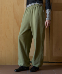 RS String Wide Sweat Pants Green