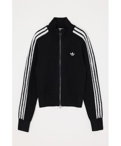 adidas Originals（アディダスオリジナルス）の「ニット ファイヤーバード トラックトップ（ニット/セーター・レディース・ネイビー/ブラック・MEDIUM）」の2枚目の写真