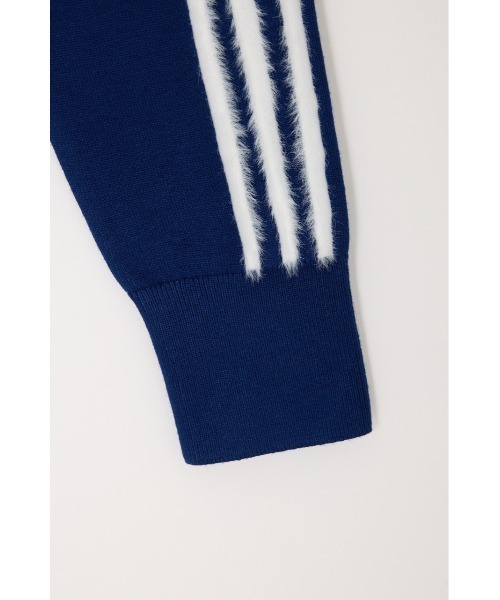adidas Originals（アディダスオリジナルス）の「ニット ファイヤーバード トラックトップ（ニット/セーター・レディース・ネイビー/ブラック・MEDIUM）」の9枚目の写真