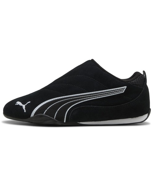 PUMA(プーマ)の「PUMA/プーマ プーマ キャッチ ソレイユ スリップオン 403956(スニーカー・レディース・ブラック/ライトグレー・23.0cm/24.0cm/25.0cm/24.5cm/23.5cm/22.5cm)」の1枚目の写真