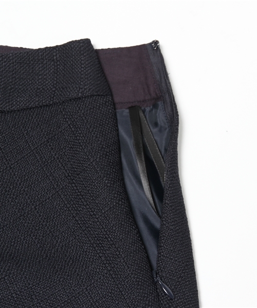 NATURAL BEAUTY BASIC（ナチュラルビューティーベーシック）の「ブッチャースカート（スカート・レディース・ブルー/ベージュ/ネイビー・MEDIUM/LARGE/SMALL/X-SMALL）」の4枚目の写真