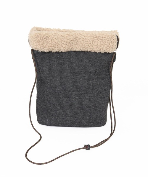 GLIMCLAP(グリムクラップ)の「mko13935-Shearling Denim Drawstring Tote 巾着バッグ(212-035-gla-cg)(ショルダーバッグ・メンズ・ブラック/インディゴブルー/コバルトブルー・FREE)」の22枚目の写真