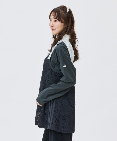 adidas(アディダス)の「【Kep1er ヒュニンバヒエさん着用】 別注 アディダス adidas PRISM COLLECTION レースチュニック&長袖Tシャツ セット(その他トップス・レディース・グレー/グリーン・XL/L/M/S)」の16枚目の写真