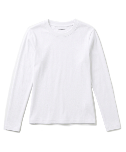 REBRENNER(リブレンナー)の「ベーシック スリムフィット ロングスリーブ バーガンディ(Tシャツ/カットソー・レディース・その他・FREE)」の6枚目の写真