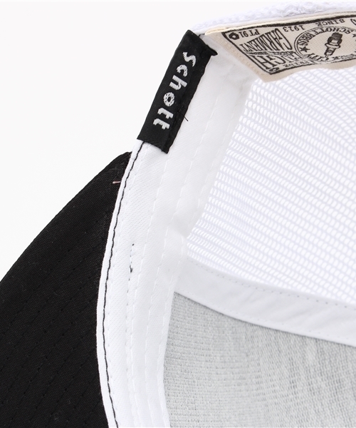 schott(ショット)の「Schott/ショット/TWILL TRUCKER CAP/ツイル トラッカー キャップ(キャップ・メンズ・ブラウン/ブラック系その他/ネイビー・FREE)」の6枚目の写真