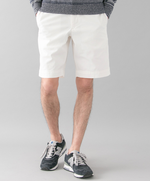 URBAN RESEARCH（アーバンリサーチ）の「UR ツイルカラーショーツ（その他パンツ・メンズ・カーキ/ホワイト/ベージュ/ネイビー・MEDIUM/SMALL/LARGE）」の2枚目の写真