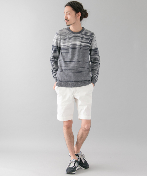 URBAN RESEARCH（アーバンリサーチ）の「UR ツイルカラーショーツ（その他パンツ・メンズ・カーキ/ホワイト/ベージュ/ネイビー・MEDIUM/SMALL/LARGE）」の8枚目の写真