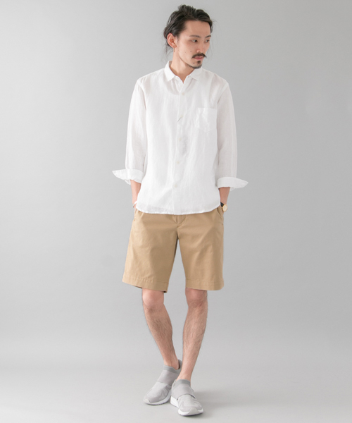 URBAN RESEARCH（アーバンリサーチ）の「UR ツイルカラーショーツ（その他パンツ・メンズ・カーキ/ホワイト/ベージュ/ネイビー・MEDIUM/SMALL/LARGE）」の9枚目の写真