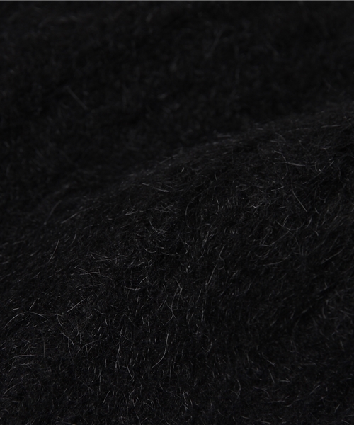 SLY（スライ）の「FAZZ RIB KNIT CAP（キャップ・レディース・ブラック/トップグレー・FREE）」の6枚目の写真