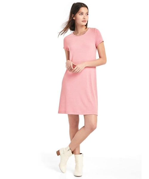 Gap ギャップ の Gap スーパーソフトニット 半袖tシャツワンピース シャツワンピース Wear