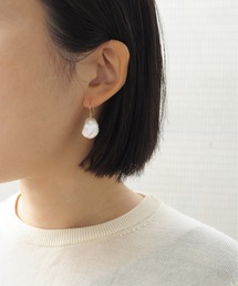 【anq. アンク】K10YG パール惑星ピアス 淡水パール anq】K10・パールピアス | KU-CROISSANT 公式オンラインストア