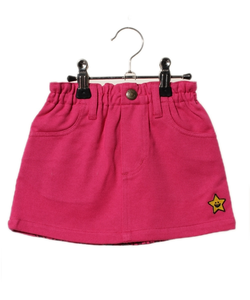 X-girl Stages（エックスガールステージス）の「JERSEY SKIRT (12M～3T)（スカート・キッズ・チャコールグレー/ピンク/パープル・12M/2T/3T）」の3枚目の写真