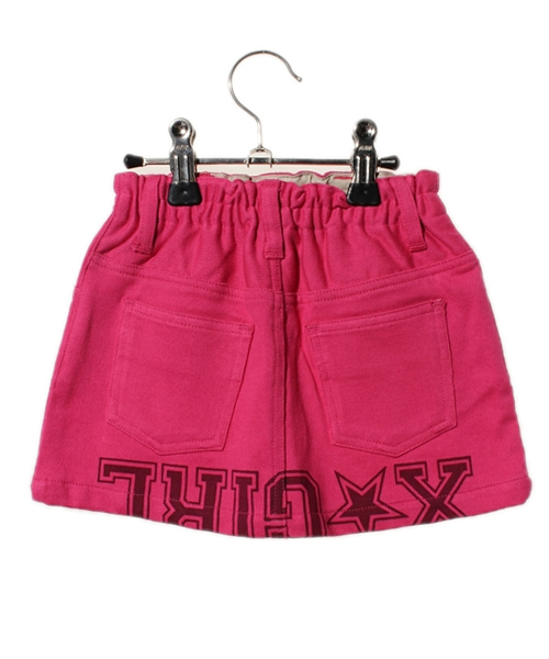 X-girl Stages（エックスガールステージス）の「JERSEY SKIRT (12M～3T)（スカート・キッズ・チャコールグレー/ピンク/パープル・12M/2T/3T）」の4枚目の写真