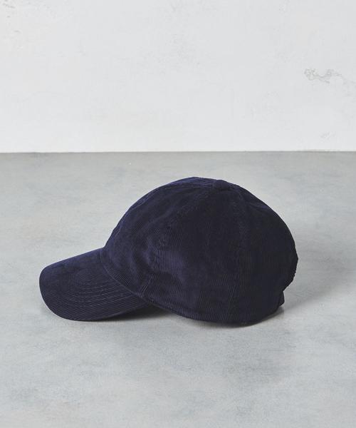 UNITED ARROWS(ユナイテッドアローズ)の「UWSC コーデュロイ キャップ ◆(キャップ・レディース・ダークグレー/ダークブラウン/ネイビー/ブラック・FREE)」の4枚目の写真