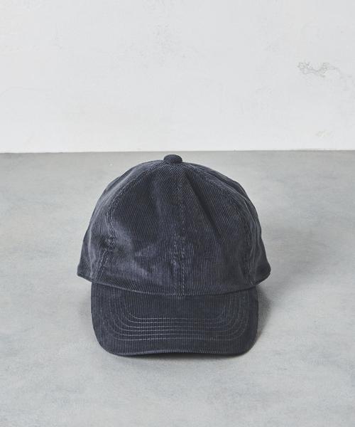 UNITED ARROWS(ユナイテッドアローズ)の「UWSC コーデュロイ キャップ ◆(キャップ・レディース・ダークグレー/ダークブラウン/ネイビー/ブラック・FREE)」の6枚目の写真