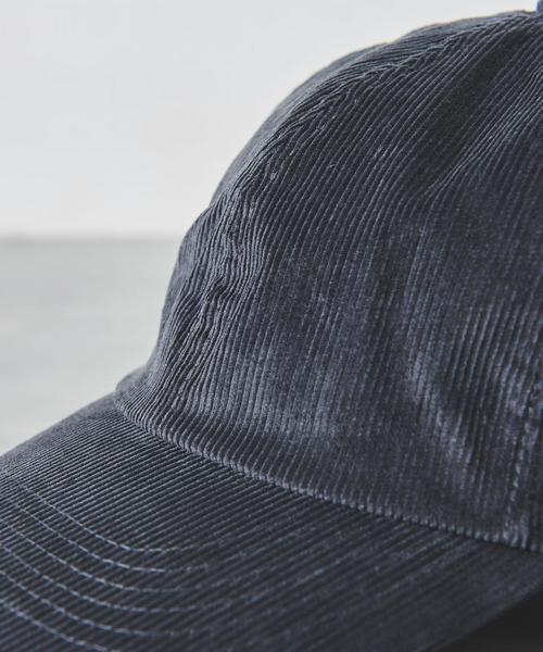 UNITED ARROWS(ユナイテッドアローズ)の「UWSC コーデュロイ キャップ ◆(キャップ・レディース・ダークグレー/ダークブラウン/ネイビー/ブラック・FREE)」の9枚目の写真