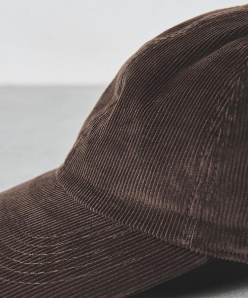 UNITED ARROWS(ユナイテッドアローズ)の「UWSC コーデュロイ キャップ ◆(キャップ・レディース・ダークグレー/ダークブラウン/ネイビー/ブラック・FREE)」の13枚目の写真