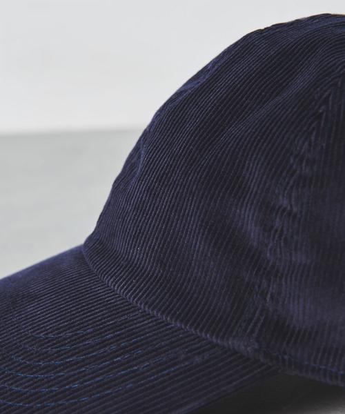 UNITED ARROWS(ユナイテッドアローズ)の「UWSC コーデュロイ キャップ ◆(キャップ・レディース・ダークグレー/ダークブラウン/ネイビー/ブラック・FREE)」の8枚目の写真