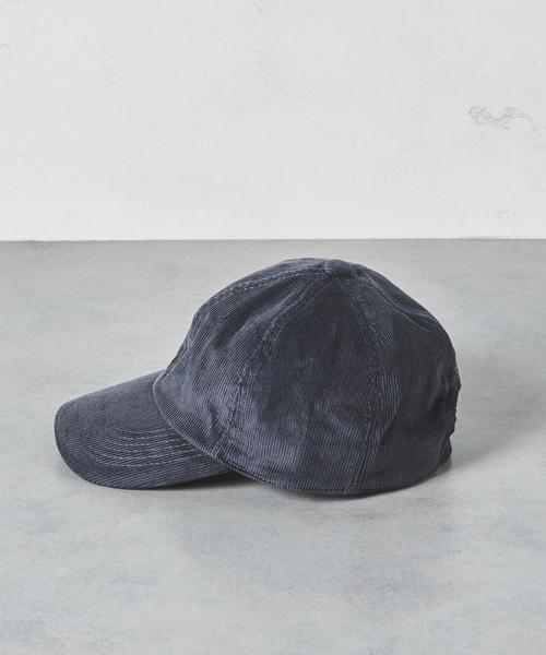 UNITED ARROWS(ユナイテッドアローズ)の「UWSC コーデュロイ キャップ ◆(キャップ・レディース・ダークグレー/ダークブラウン/ネイビー/ブラック・FREE)」の15枚目の写真