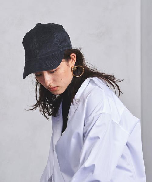 UNITED ARROWS(ユナイテッドアローズ)の「UWSC コーデュロイ キャップ ◆(キャップ・レディース・ダークグレー/ダークブラウン/ネイビー/ブラック・FREE)」の16枚目の写真