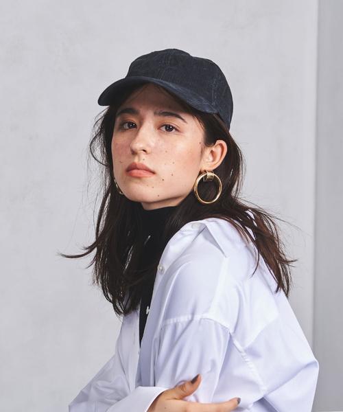 UNITED ARROWS(ユナイテッドアローズ)の「UWSC コーデュロイ キャップ ◆(キャップ・レディース・ダークグレー/ダークブラウン/ネイビー/ブラック・FREE)」の17枚目の写真