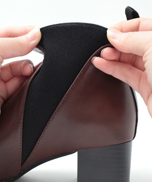 titivate（ティティベイト）の「ﾎﾟｲﾝﾃｯﾄﾞﾄｩｼｮｰﾄﾌﾞｰﾂ（ブーツ・レディース・ブラック/チャコールグレー/ブラウン・M/L/LL/S）」の7枚目の写真