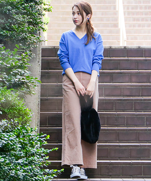 N.(N. Natural Beauty Basic)(エヌエヌナチュラルビューティーベーシック)の「コーデュロイストレートワイドパンツ(その他パンツ・レディース・ベージュ/ネイビー/ブラウン・SMALL/MEDIUM)」の17枚目の写真