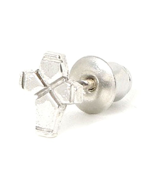 SunKu(サンク)の「39/サンク CRS Silver Pierce(ピアス(片耳用)・メンズ・シルバー・FREE)」の1枚目の写真