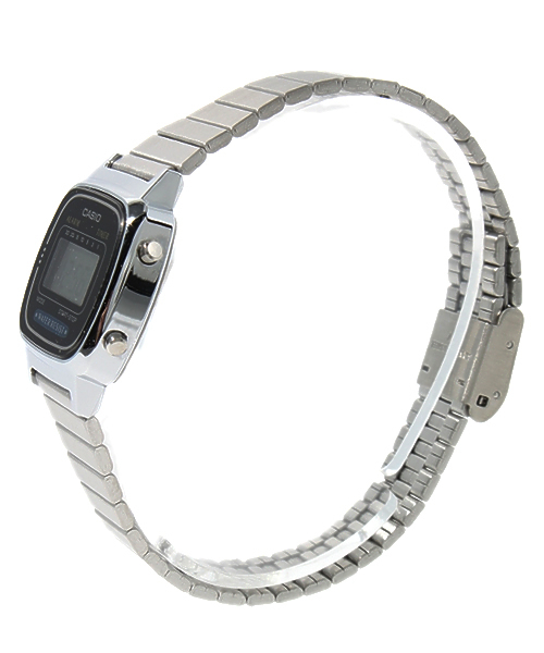 NANO universe（ナノユニバース）の「CASIO/casioデジタルスクエアウォッチ（アナログ腕時計・レディース・シルバー・FREE）」の2枚目の写真