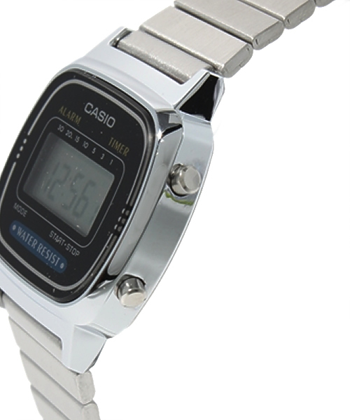 NANO universe（ナノユニバース）の「CASIO/casioデジタルスクエアウォッチ（アナログ腕時計・レディース・シルバー・FREE）」の4枚目の写真