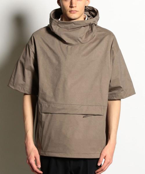 EN ROUTE（アンルート）の「＜EN ROUTE＞ハーフスリーブ フーデッド プルオーバー（その他アウター・メンズ・ネイビー/オリーブ・3/1/2）」の6枚目の写真