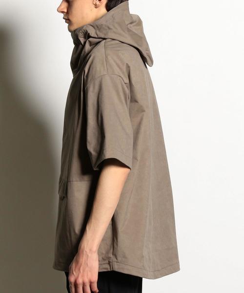 EN ROUTE（アンルート）の「＜EN ROUTE＞ハーフスリーブ フーデッド プルオーバー（その他アウター・メンズ・ネイビー/オリーブ・3/1/2）」の4枚目の写真