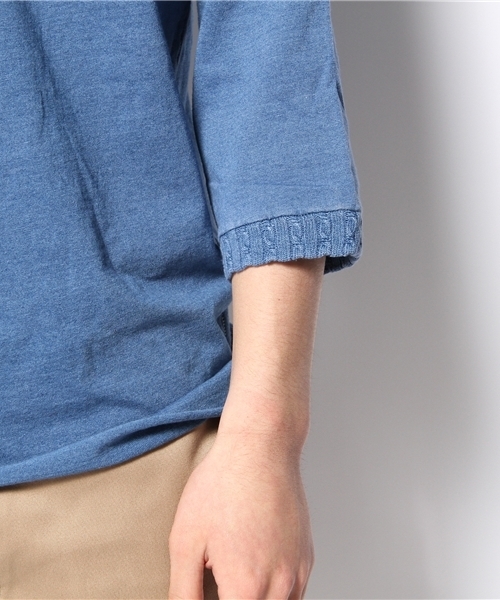 CIAOPANIC（チャオパニック）の「【Indigos】INDGOクルーポケTP/O（Tシャツ/カットソー・メンズ・ネイビー/ブルー・MEDIUM/LARGE）」の6枚目の写真