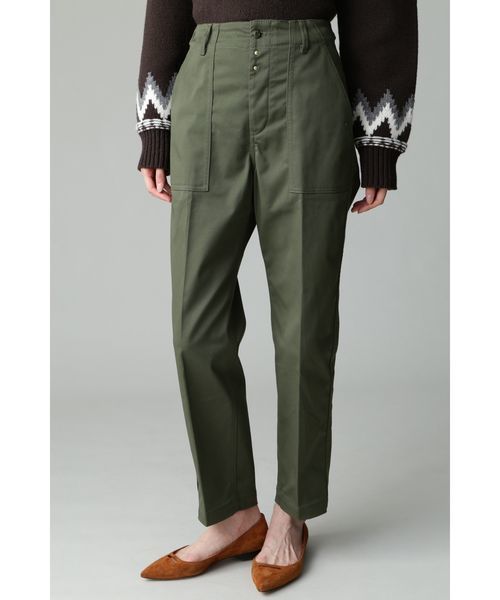 d'un a dix（アナディス）の「dunadix テーパードミリタリーパンツ（その他パンツ・レディース・ベージュ/カーキ・36/38）」の2枚目の写真