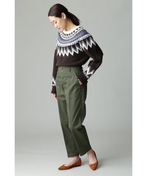 d'un a dix（アナディス）の「dunadix テーパードミリタリーパンツ（その他パンツ・レディース・ベージュ/カーキ・36/38）」の5枚目の写真