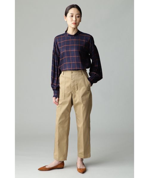 d'un a dix（アナディス）の「dunadix テーパードミリタリーパンツ（その他パンツ・レディース・ベージュ/カーキ・36/38）」の6枚目の写真