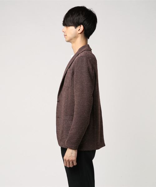 ALTEA アルテア イタリア製 ストライプ サマーニット テーラード