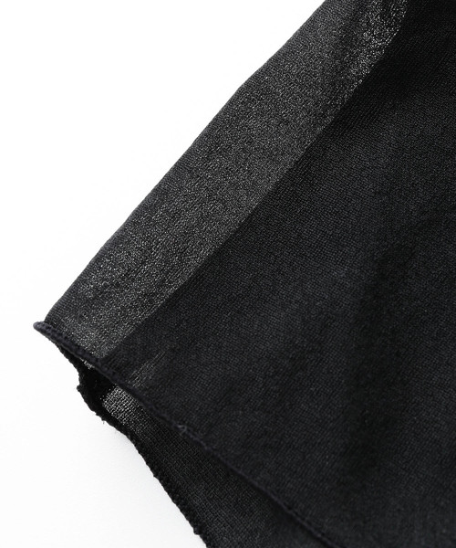 ADAM ET ROPE'(アダムエロペ)の「シアートリコットシフォンタートル(Tシャツ/カットソー・レディース・ライトグレー/ブラック/ブルー/グレー系その他・FREE)」の11枚目の写真