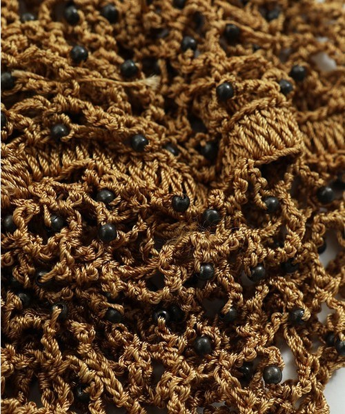 TODAYFUL(トゥデイフル)の「メッシュビーズバッグ(トートバッグ・レディース・ブラック/ベージュ・FREE)」の12枚目の写真