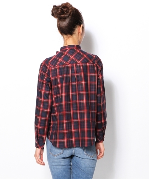 Rolick（ロリック）の「タイ付アキシャツ（シャツ/ブラウス・レディース・レッド/ブラック・FREE）」の4枚目の写真