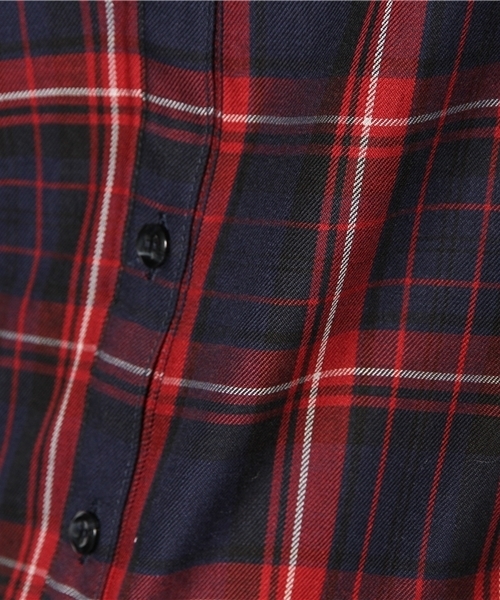 Rolick（ロリック）の「タイ付アキシャツ（シャツ/ブラウス・レディース・レッド/ブラック・FREE）」の7枚目の写真