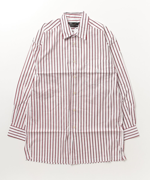 ALDIES（アールディーズ）の「ST Long Shirt / エスティーロングシャツ（シャツ/ブラウス・メンズ・ベージュ/ホワイト/ネイビー・LARGE/MEDIUM/SMALL）」の11枚目の写真