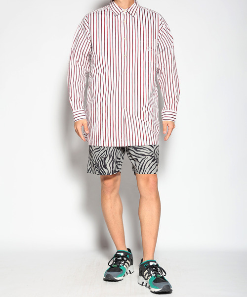 ALDIES（アールディーズ）の「ST Long Shirt / エスティーロングシャツ（シャツ/ブラウス・メンズ・ベージュ/ホワイト/ネイビー・LARGE/MEDIUM/SMALL）」の12枚目の写真