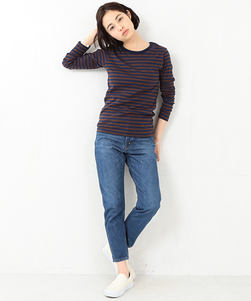 BEAMS BOY（ビームスボーイ）の「orslow × BEAMS BOY / PEN SLIM（デニムパンツ・レディース・ライトインディゴブルー・2/1/0）」の22枚目の写真