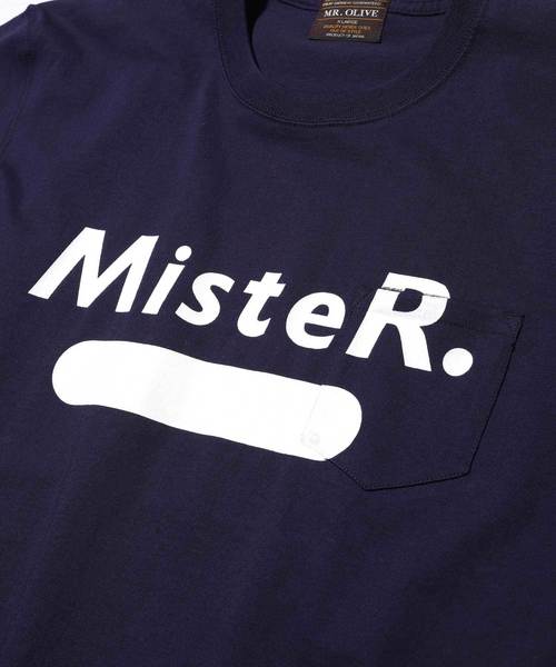 MR.OLIVE(ミスターオリーブ)の「7oz HEAVEY WEIGHT AMERICAN COTTON / MisteR LOGO T-SHIRT(Tシャツ/カットソー・メンズ・ブラック/オフホワイト/ネイビー・LARGE/SMALL/MEDIUM/X-LARGE)」の9枚目の写真