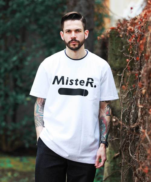 MR.OLIVE(ミスターオリーブ)の「7oz HEAVEY WEIGHT AMERICAN COTTON / MisteR LOGO T-SHIRT(Tシャツ/カットソー・メンズ・ブラック/オフホワイト/ネイビー・LARGE/SMALL/MEDIUM/X-LARGE)」の13枚目の写真